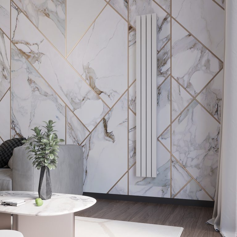 Faberg Quadro 1.50 4 секции белый цвет